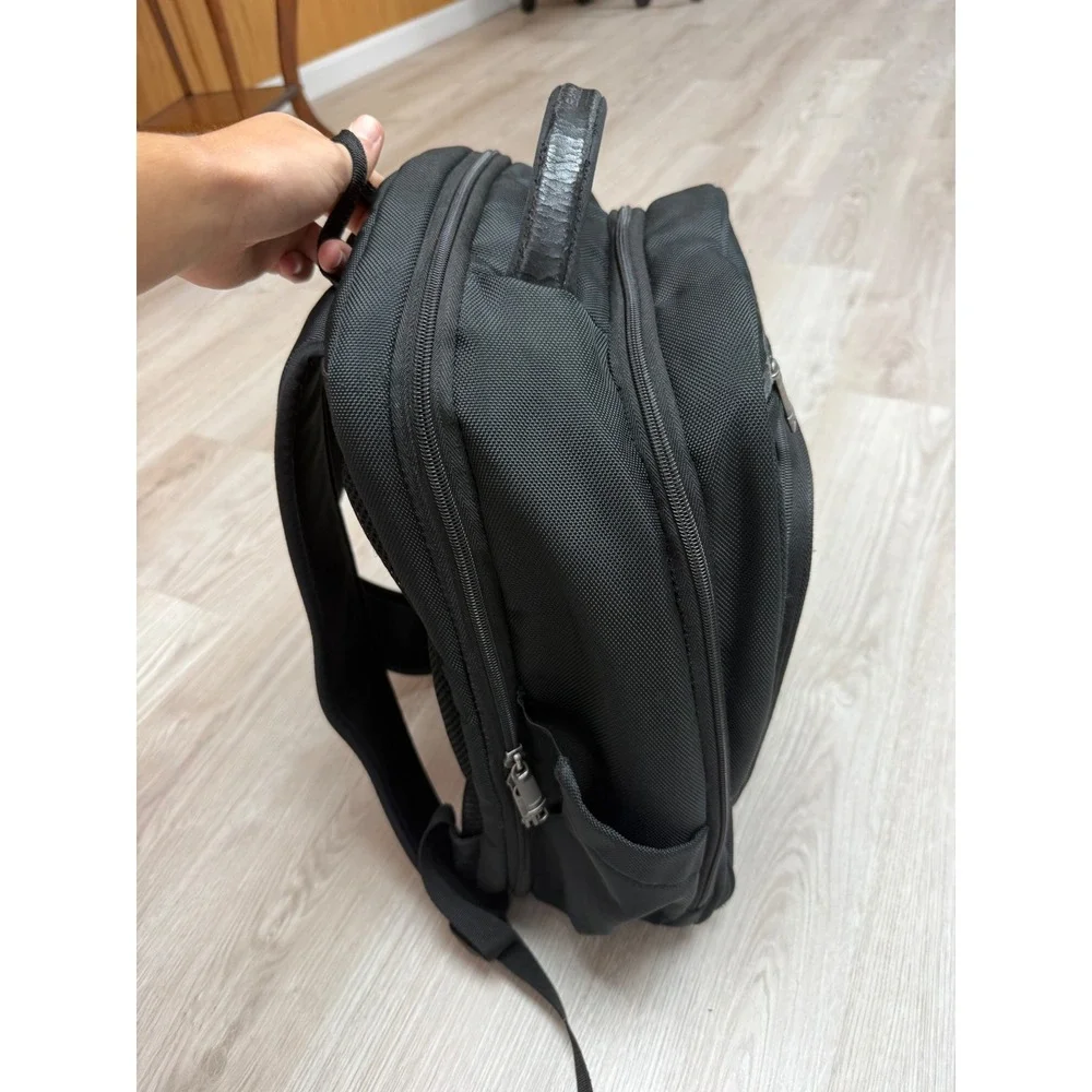 Samsonite Black Ballistic Nylon Laptop Business Backpack RFID Protection Travel